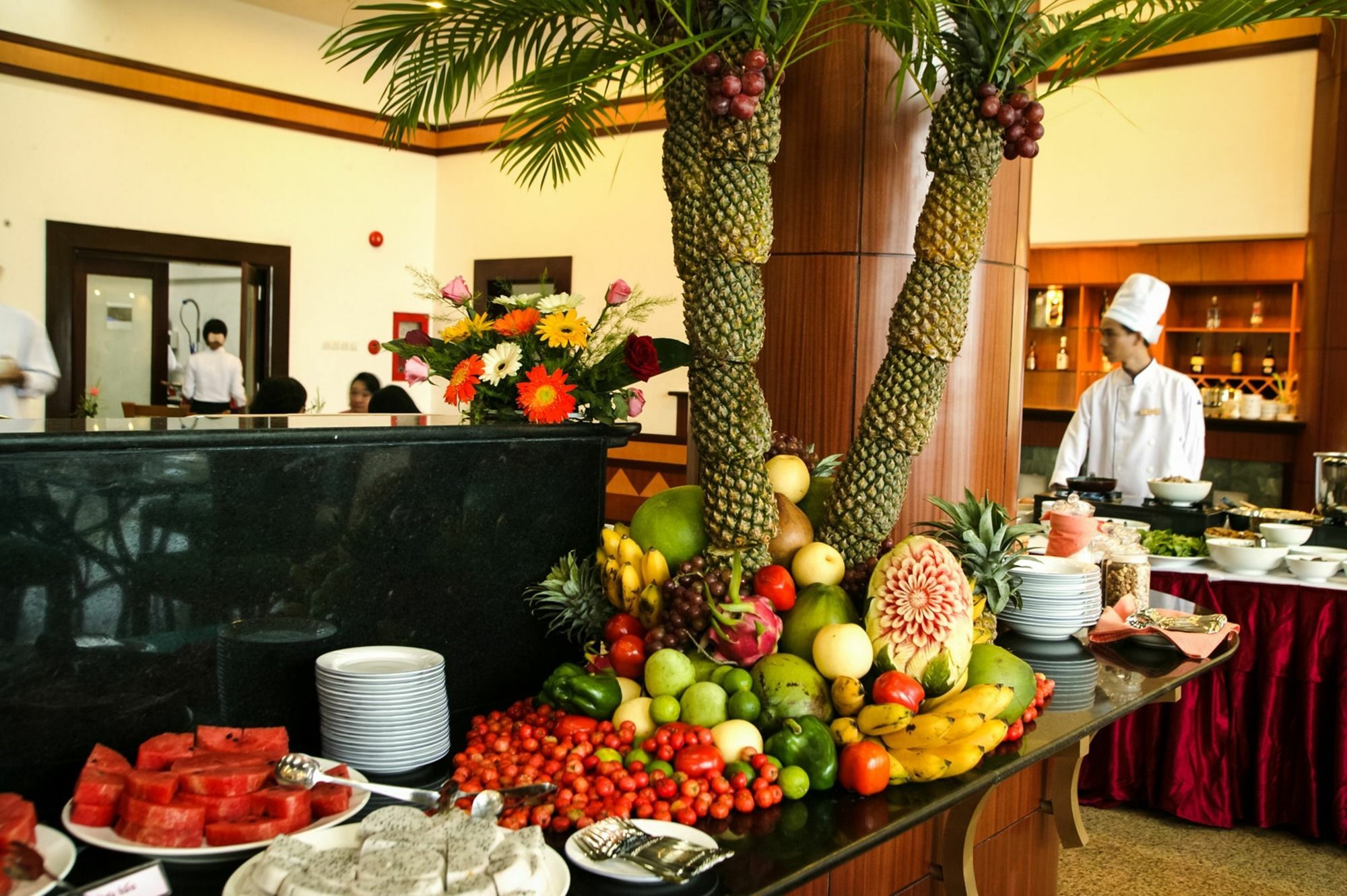 Saigon Quy Nhon Hotel Restoran gambar